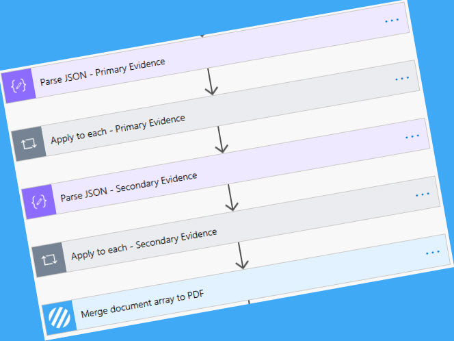 Merging files submitted by a Microsoft Form to a PDF Document