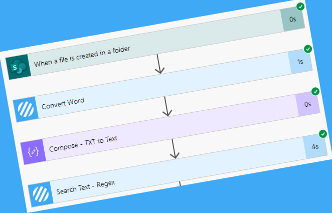 Extract text from a Microsoft Word Document