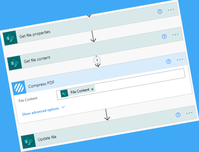 Compress PDF Documents in Power Automate