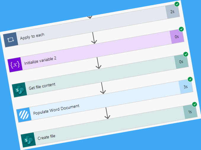 Add SharePoint List Item Data to a Document