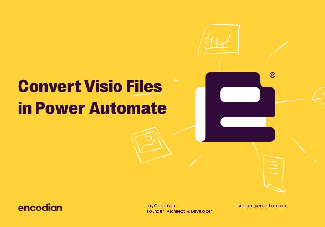 Convert Visio Files in Power Automate