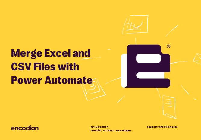 Merge Excel and CSV Files with Power Automate