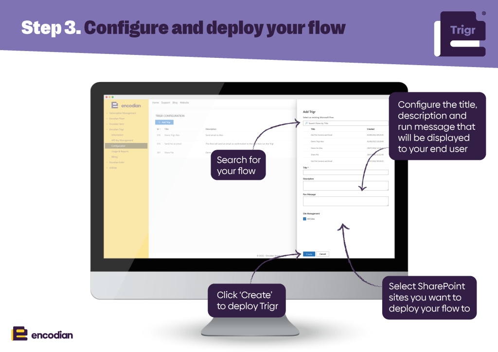 Configure and deploy your flow